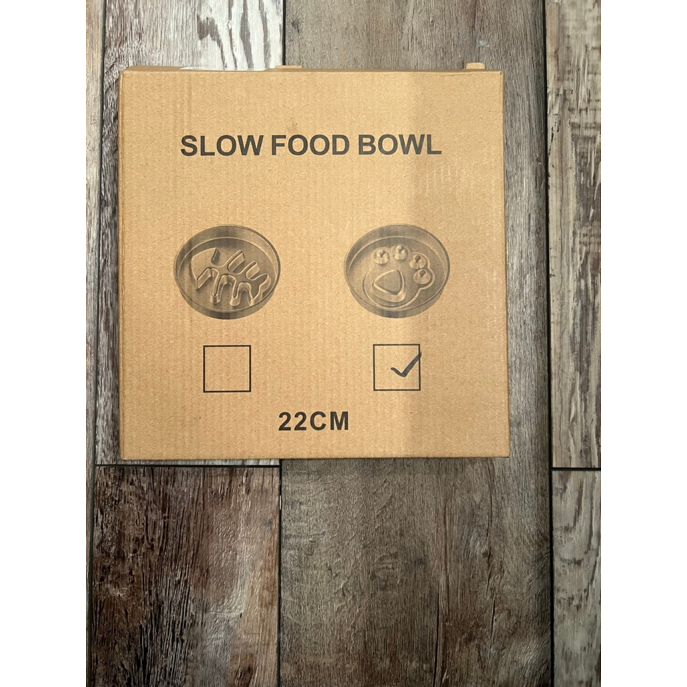 NEW Dog Slow Food Bowl Silver - Picture 3 of 4